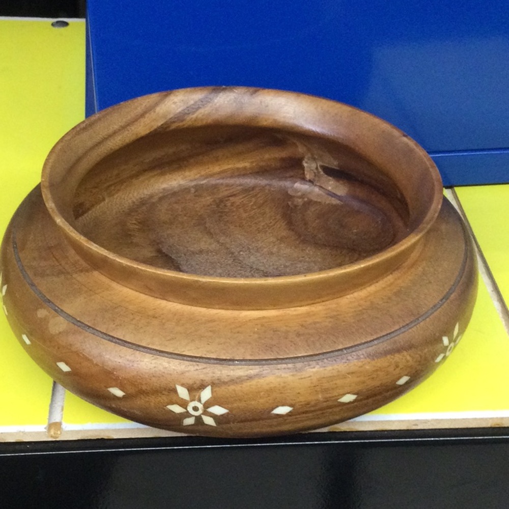 Wood Nuts Bowl
